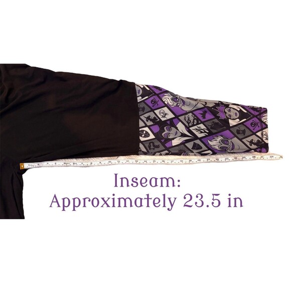 NEW Sz 3X Disney Parks Leggings Villain Maleficent Hades Ursula Halloween - Picture 5 of 8